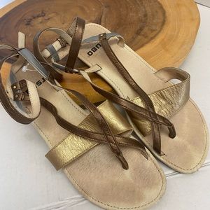 Tsubo leather Gild Strappy Sandals